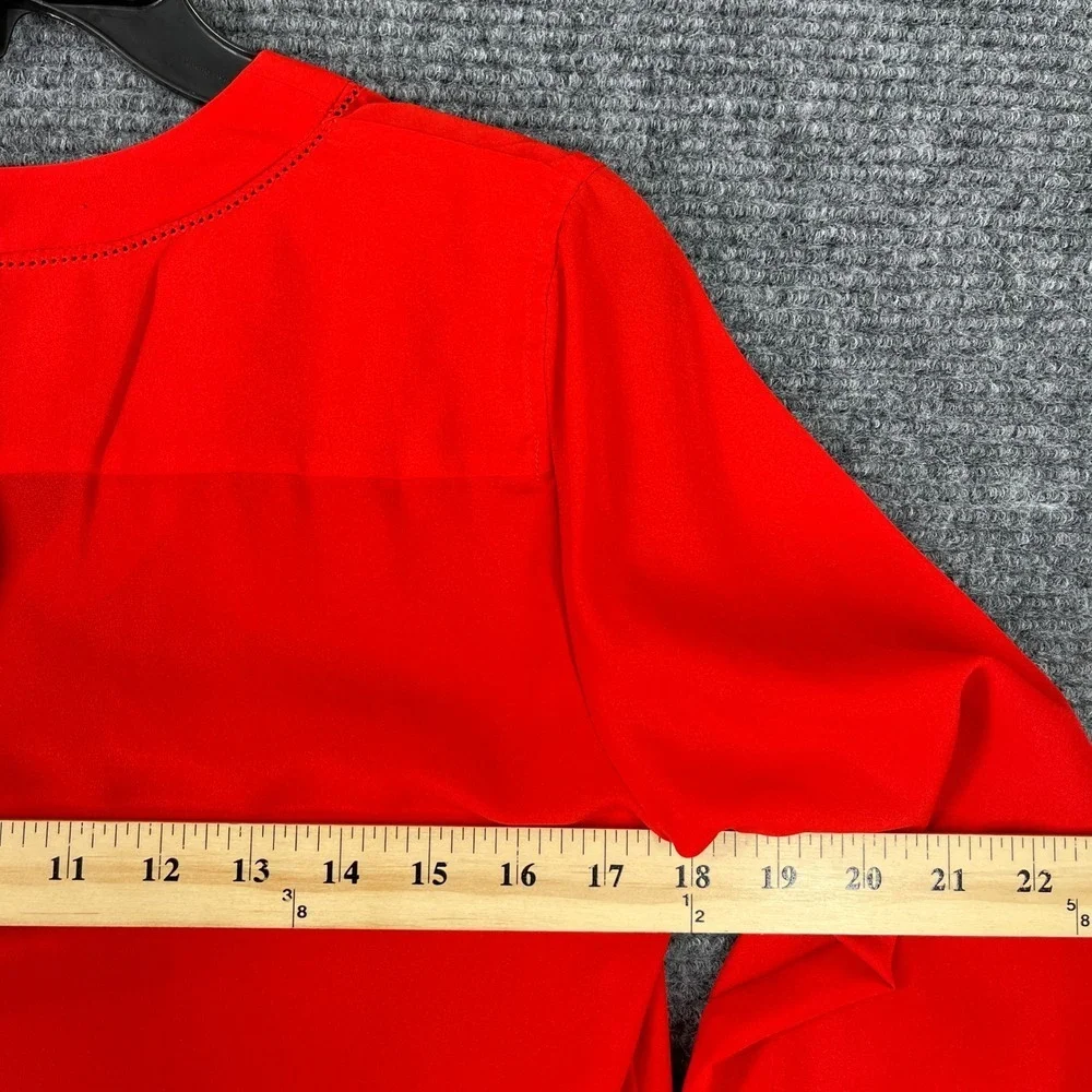 J Crew Blouse Womens S Petite Long Sleeve Minimalist Officecore‎ Classicwear